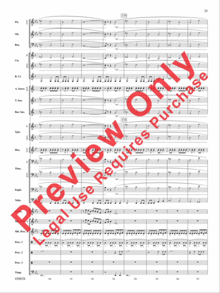 Winds of Change Concert Band scores gallery preview page 61
