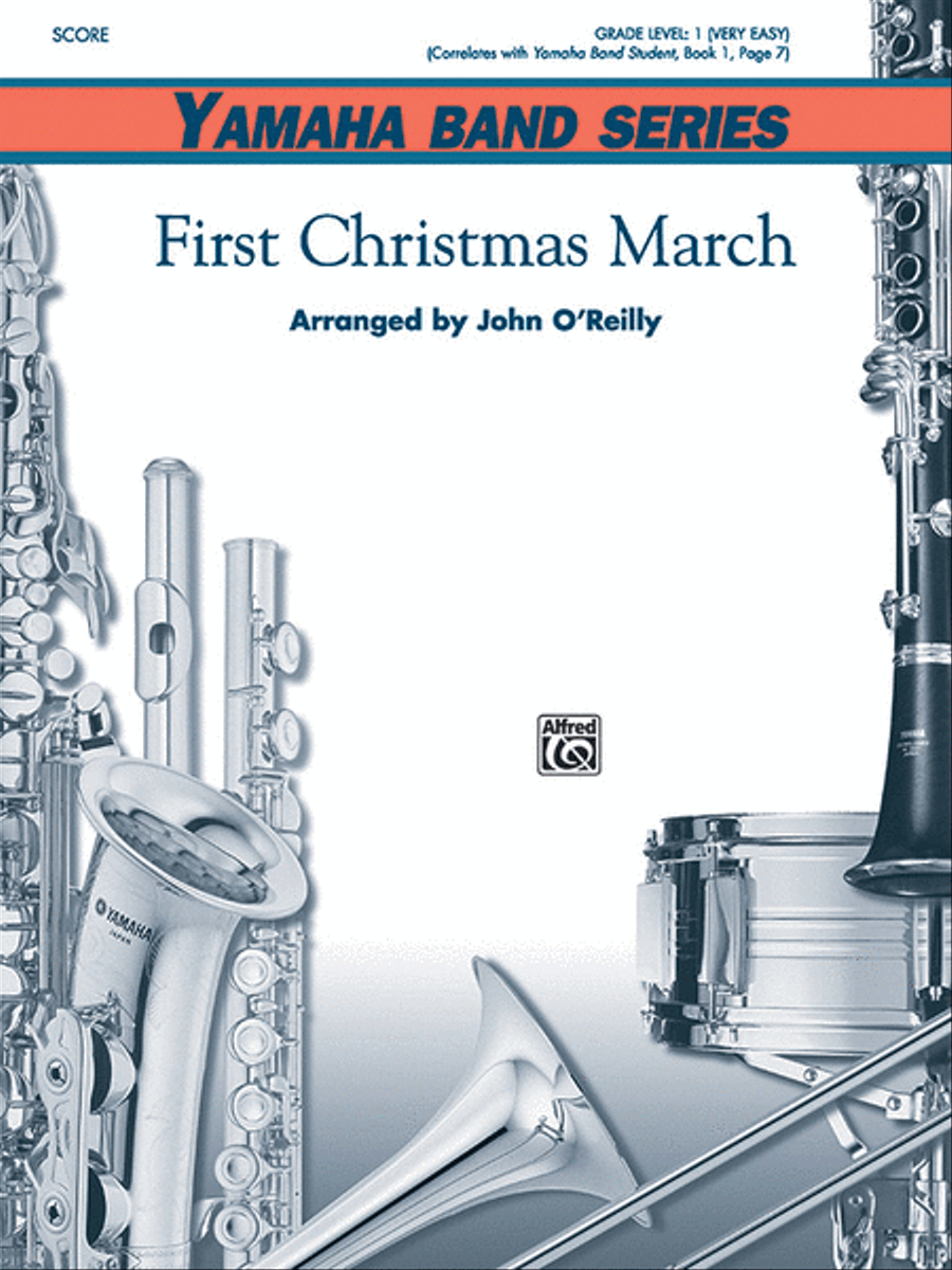 First Christmas March Concert Band scores gallery preview page 1