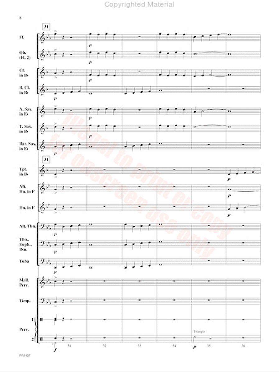 Mythos Concert Band scores gallery preview page 9