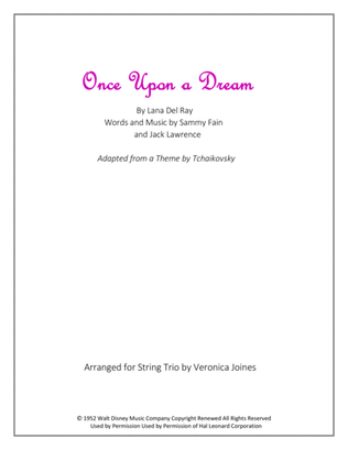 Book cover for Once Upon A Dream