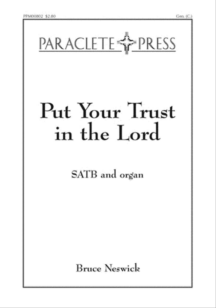 Put Your Trust in the Lord