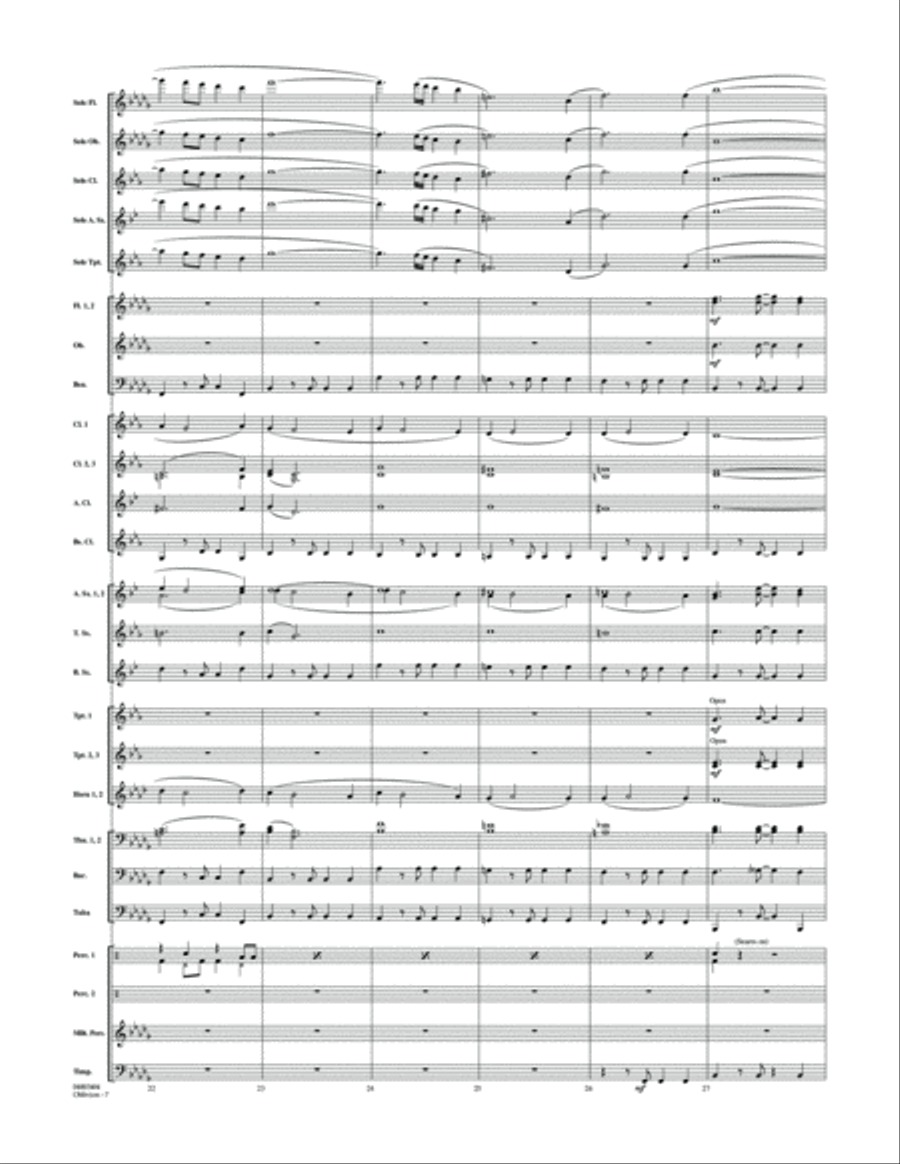 Oblivion - Conductor Score (Full Score) Concert Band scores gallery preview page 6