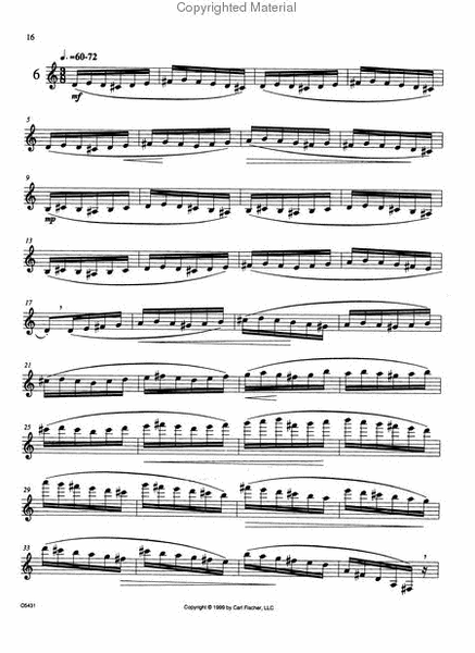 Virtuoso Velocity Studies for Clarinet