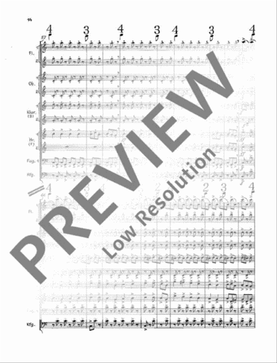 Carmina Burana English Horn scores gallery preview page 15