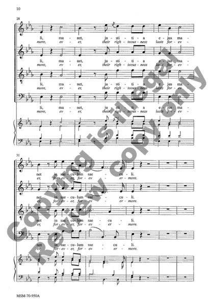 Beatus Vir (How Blest Are They) (Choral Score) image number null