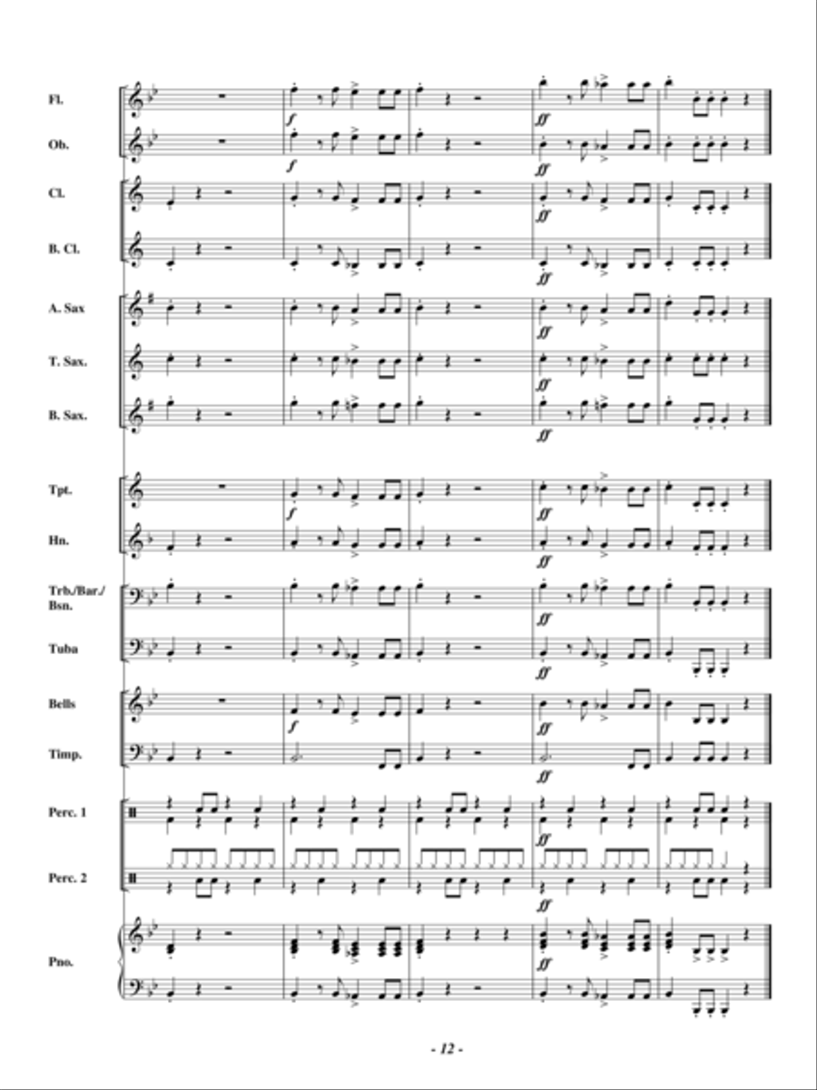 This Old Dude Concert Band scores gallery preview page 11