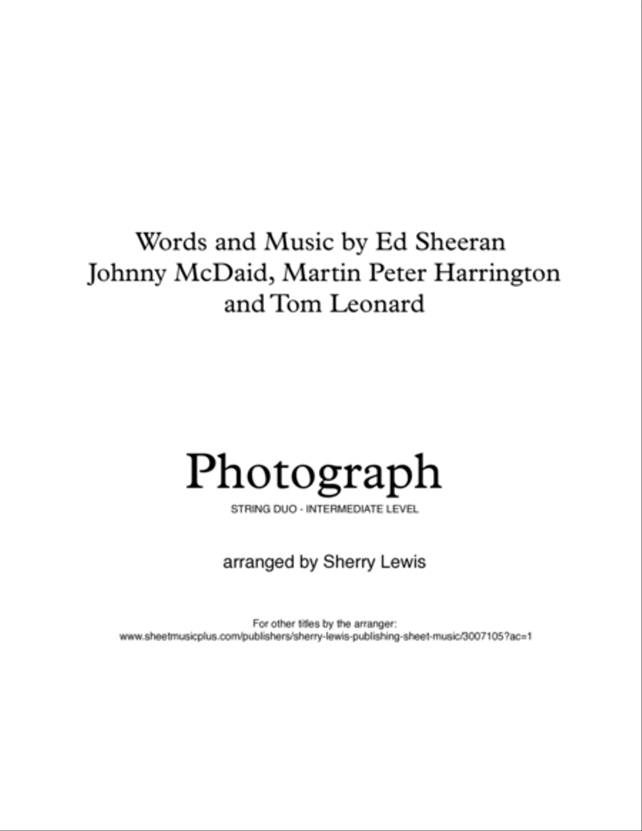 Photograph String Duet scores gallery preview page 2