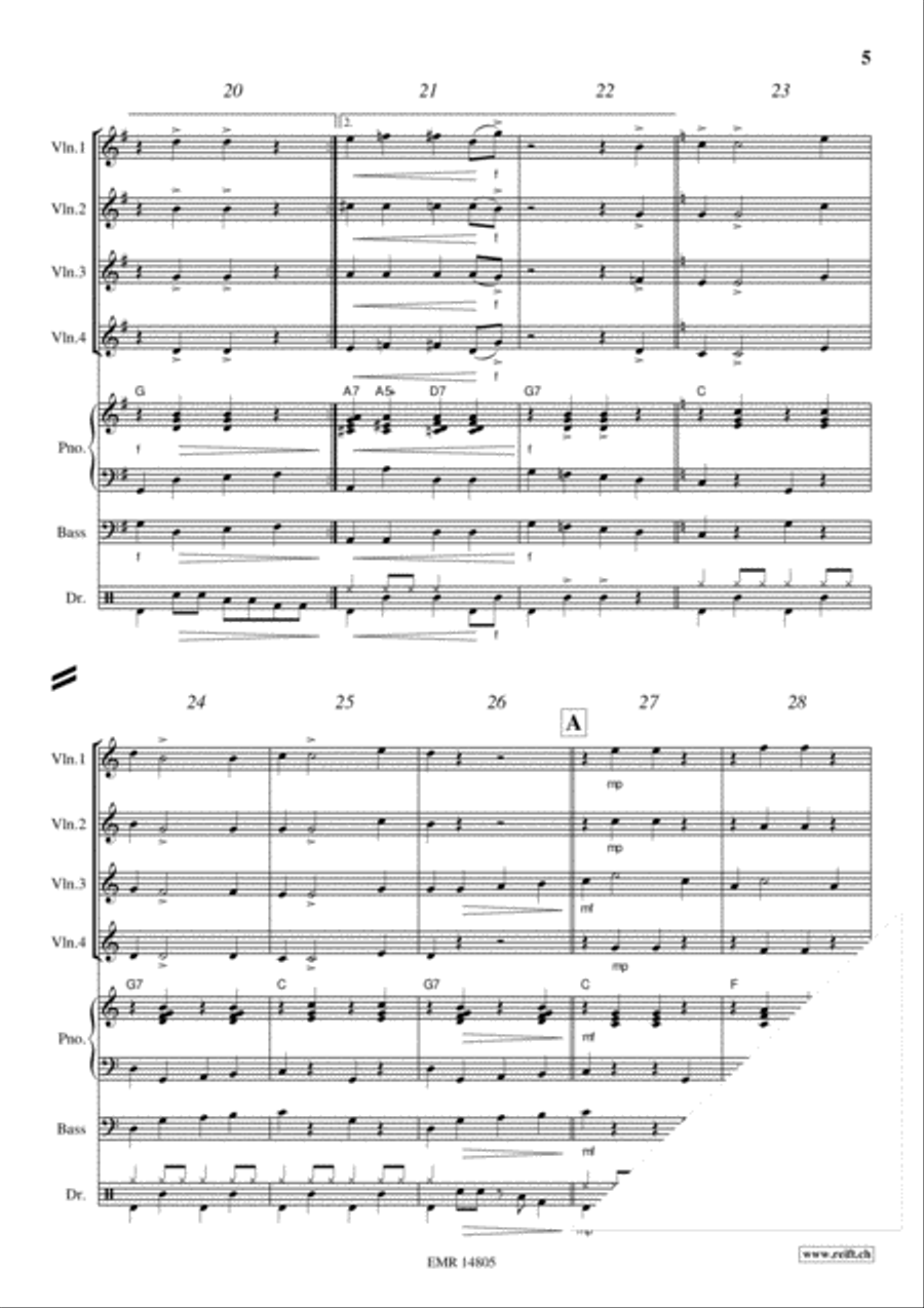 Popcorn Violin scores gallery preview page 5