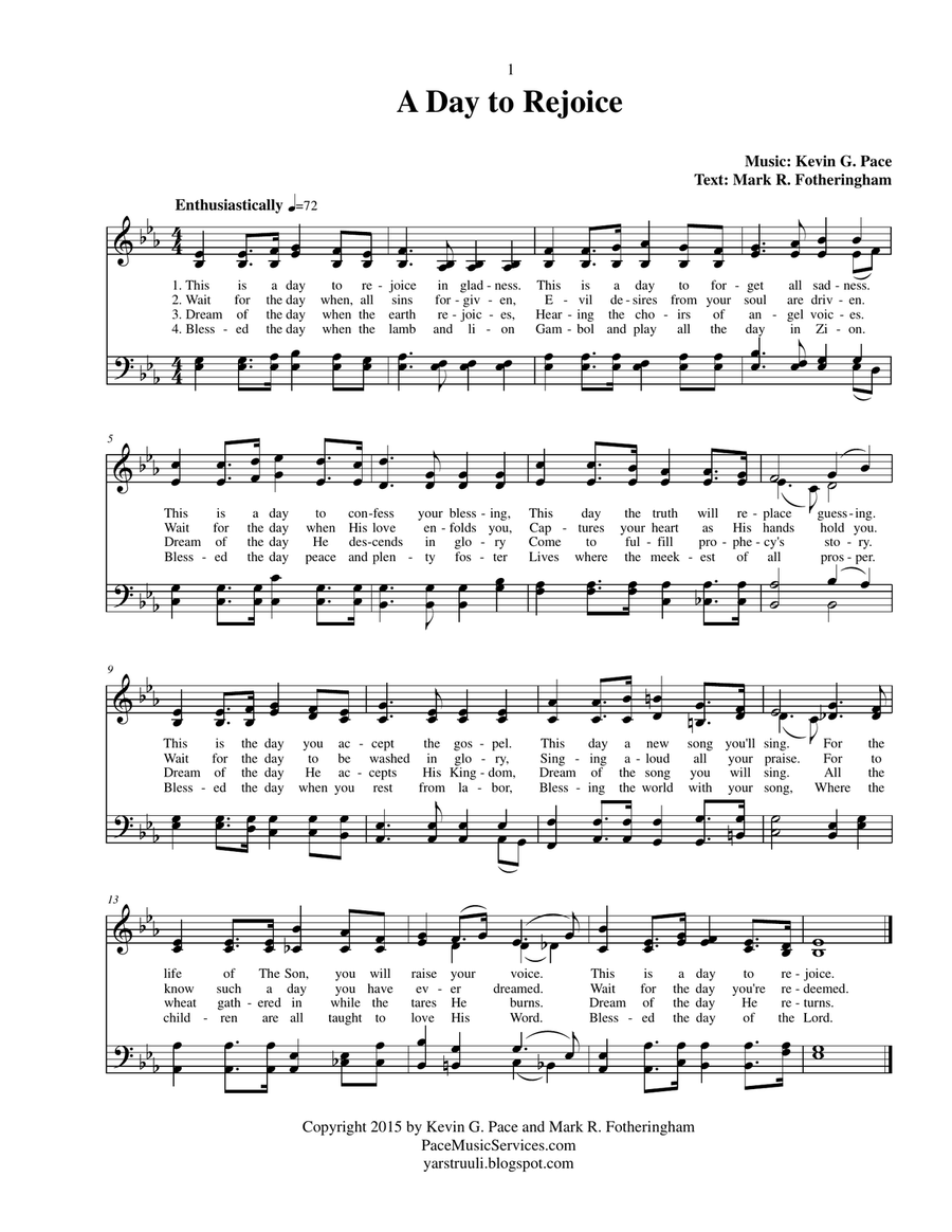 HYMNS 6: Original Sacred SATB Music Volume 6 4-Part scores gallery preview page 4