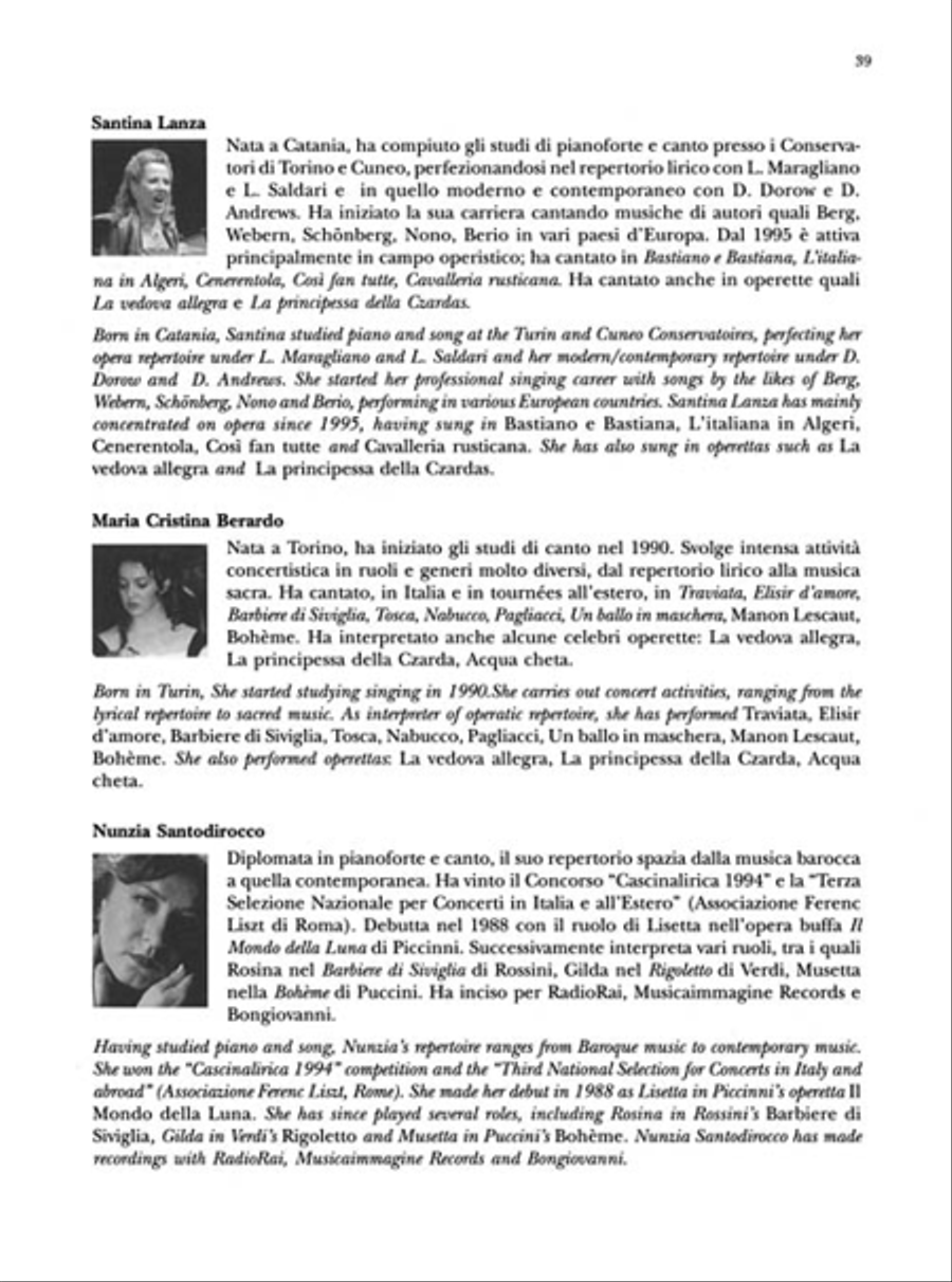 Cantolopera: Puccini Arias for Soprano Volume 2 Voice Solo scores gallery preview page 5