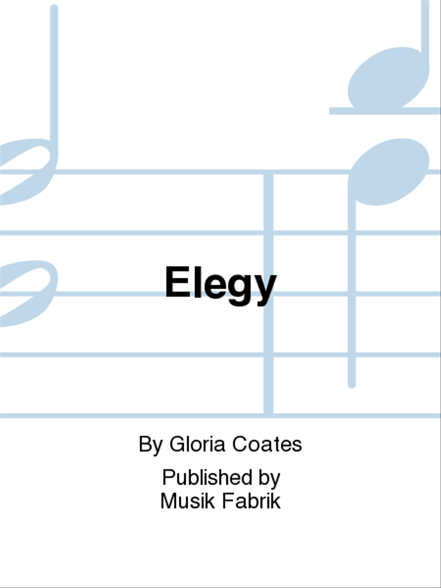 Elegy Flute Solo scores gallery preview page 1