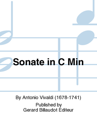 Book cover for Sonate in C Min