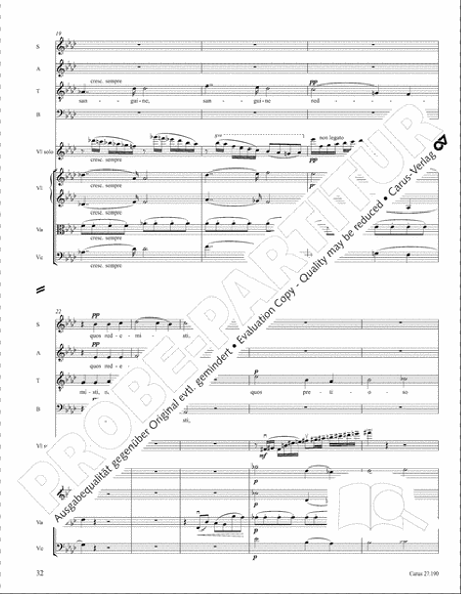 Te Deum 4-Part scores gallery preview page 39