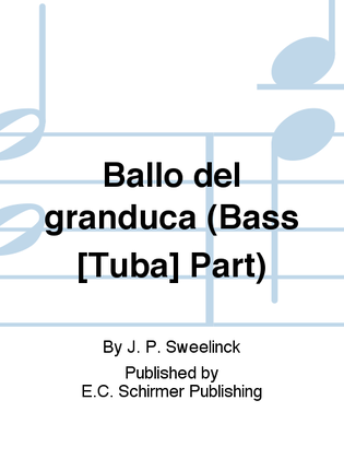 Ballo del granduca (Bass/Tuba Part)