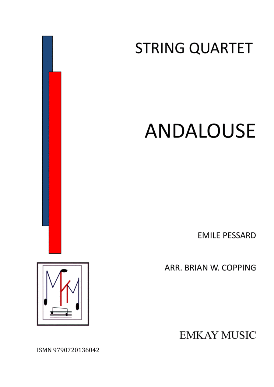 ANDALOUSE – STRING QUARTET String Quartet scores gallery preview page 1