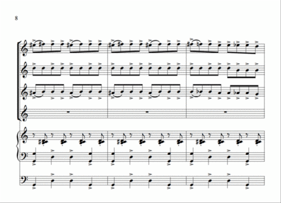 Sabre Dance From ‘Gayaneh’ Ballet Set of Parts scores gallery preview page 9