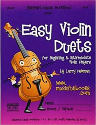 Book cover for Easy Violin Duets