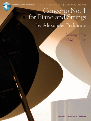 Book cover for Concerto No. 1 for Piano and Strings