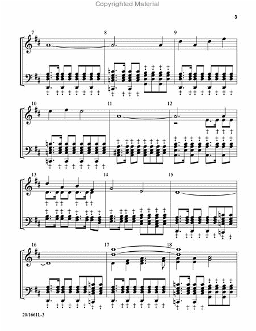 Wake, Awake, for Night is Flying 5-Octaves scores gallery preview page 3