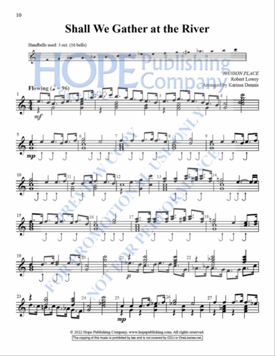 Ring With 6 Year-Round, Vol. 3 Handbell Choir scores gallery preview page 11