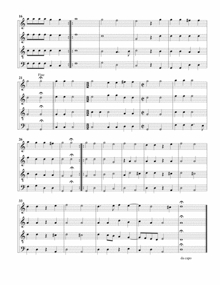 El Grillo (arrangement for 4 recorders)
