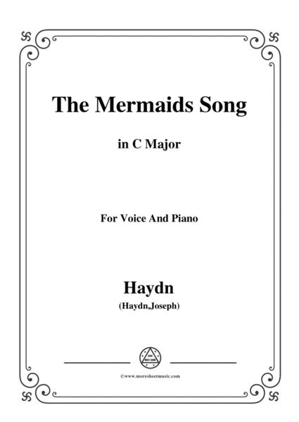 Haydn-The Mermaids Song in C Major, for Voice and Piano image number null