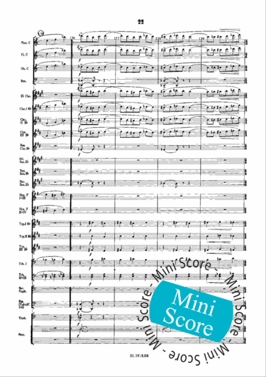 Overture for an Imaginary Play Concert Band scores gallery preview page 26
