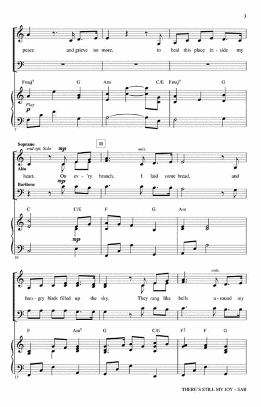 There's Still My Joy 3-Part scores gallery preview page 3