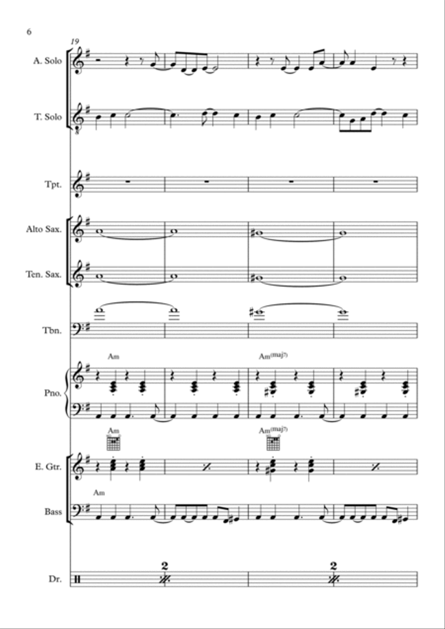 Reach Jazz Ensemble scores gallery preview page 6