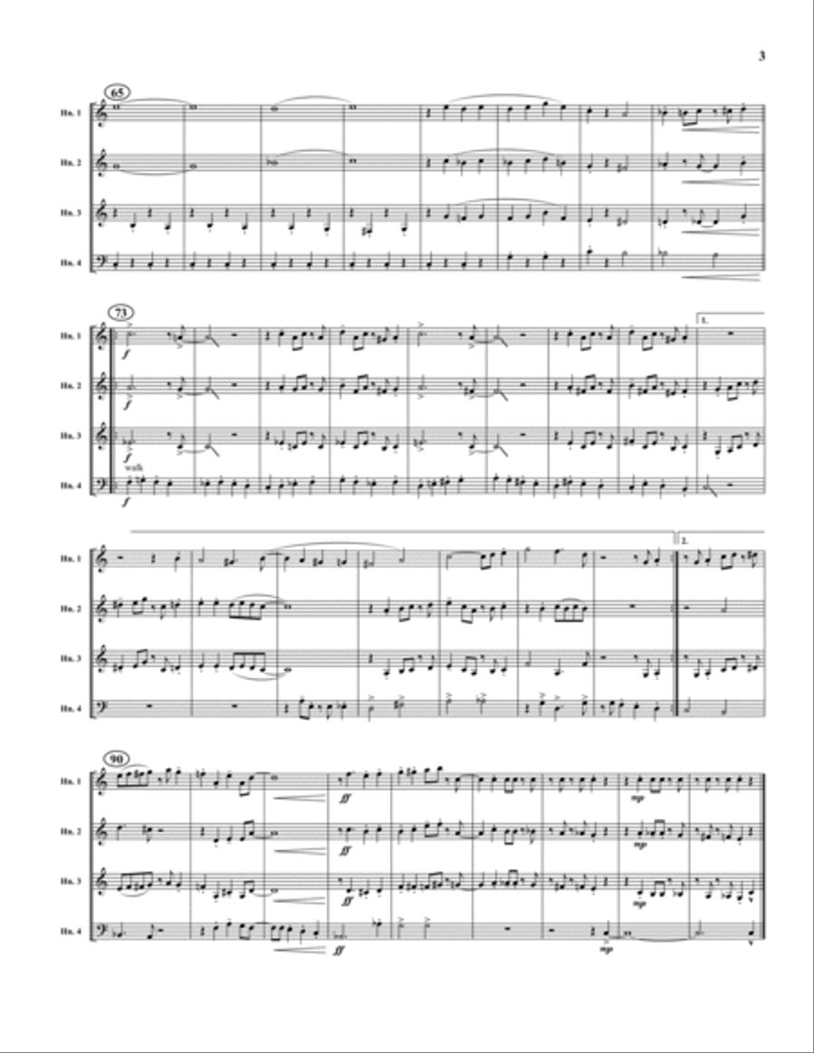 Limehouse Blues Limehouse Blues Horn scores gallery preview page 3
