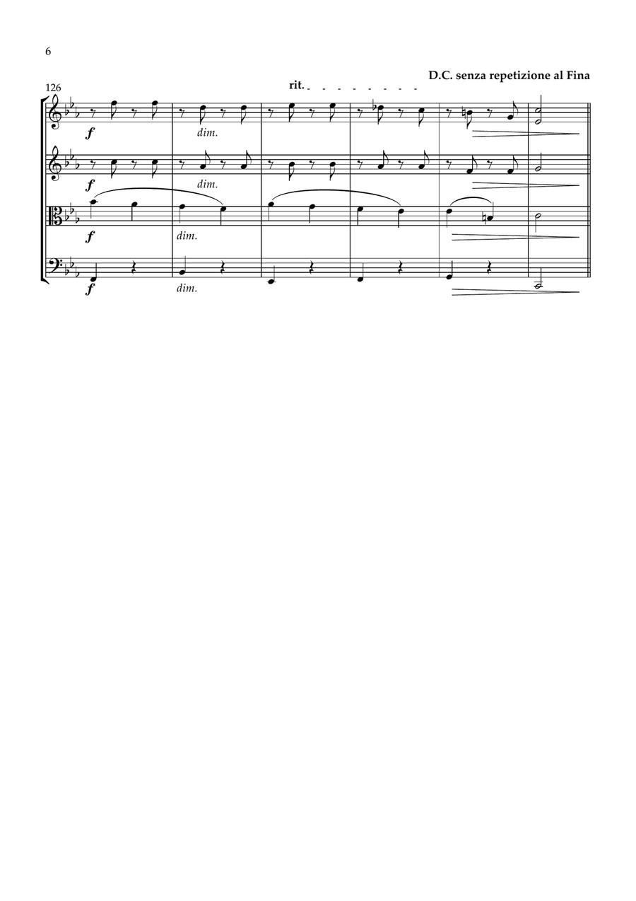 Cavatina String Quartet scores gallery preview page 6
