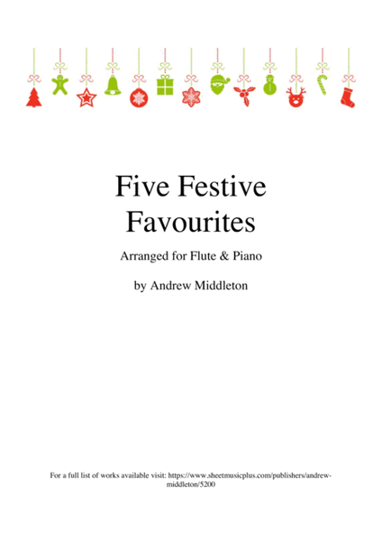 Five Festive Favourites for Flute & Piano