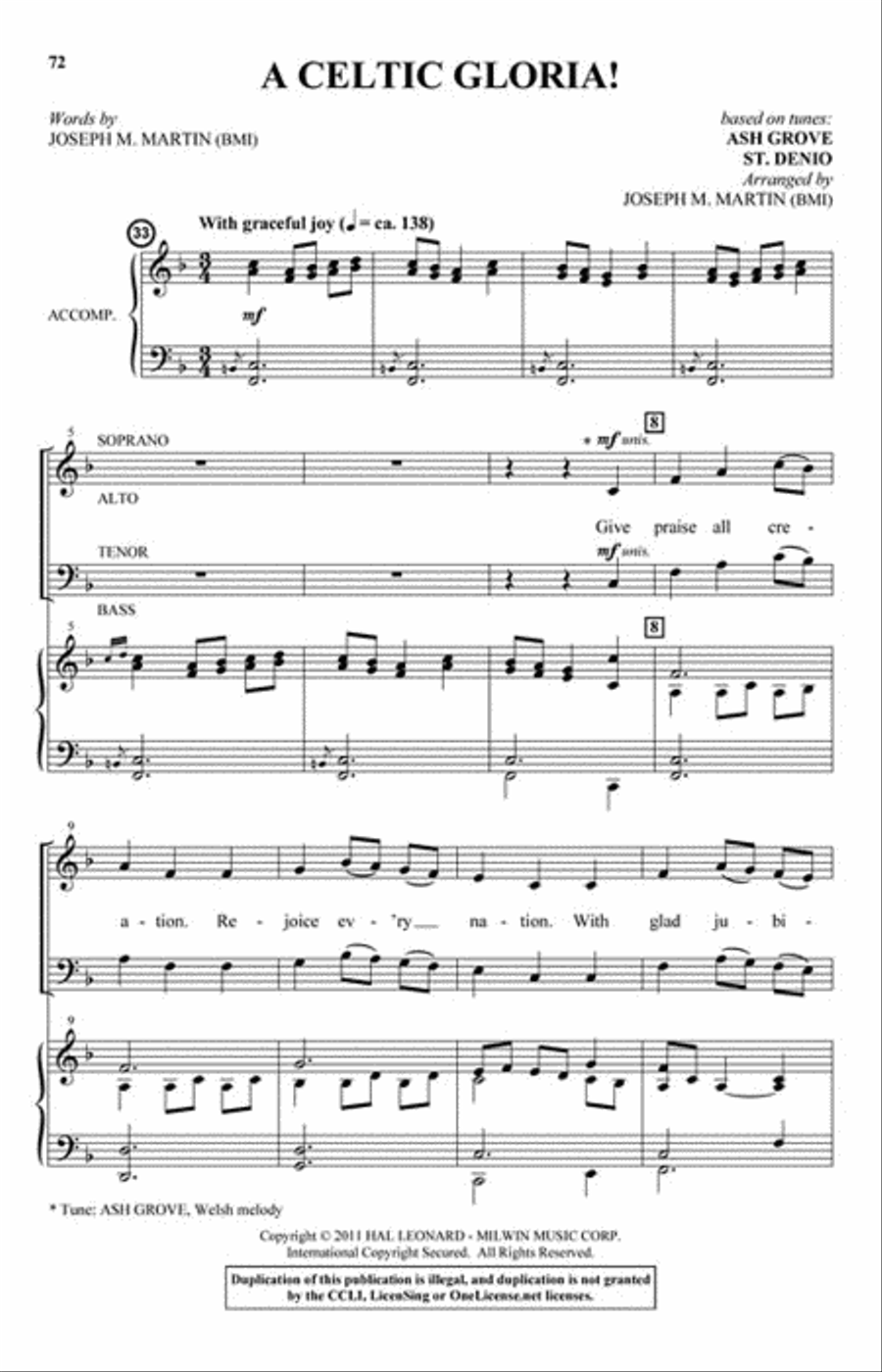 Tapestry of Light 4-Part scores gallery preview page 7