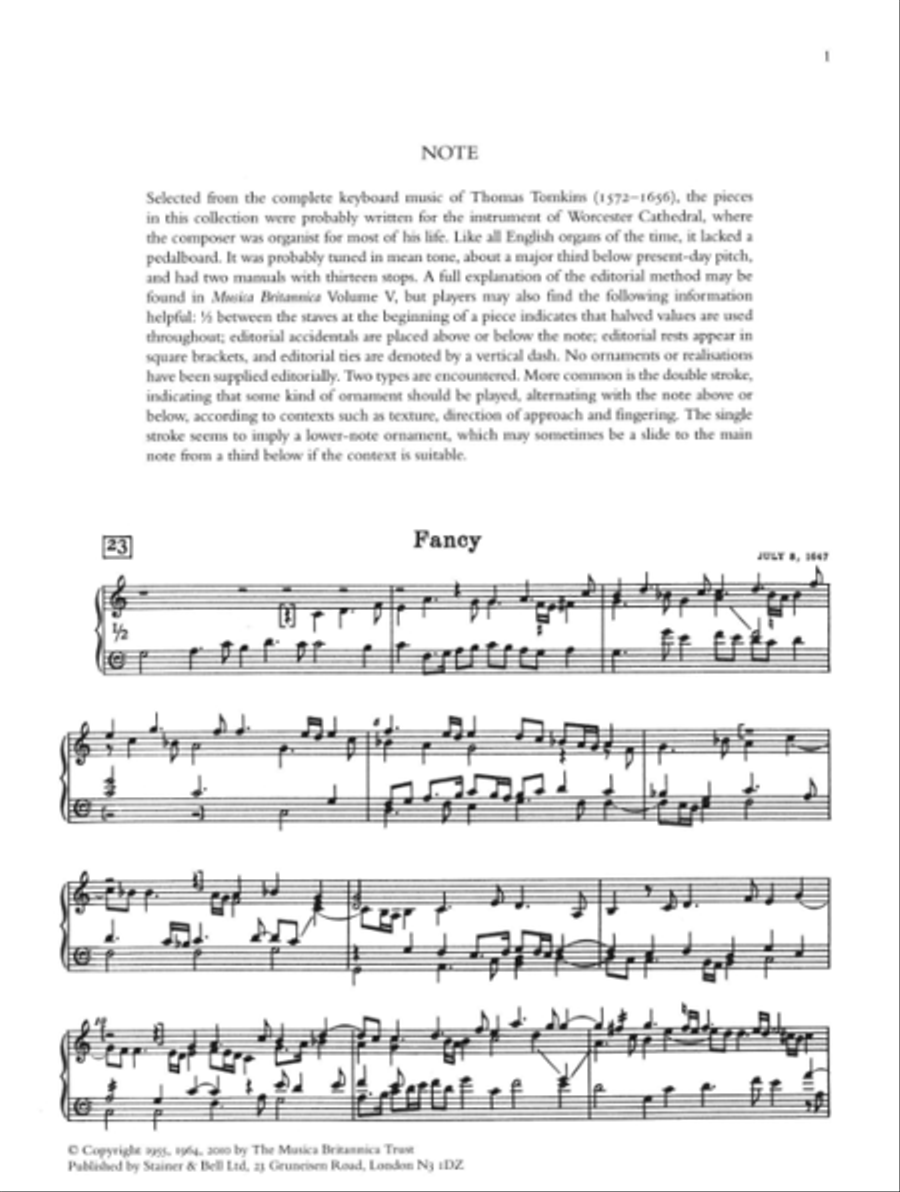 Nine Organ Pieces Organ scores gallery preview page 2