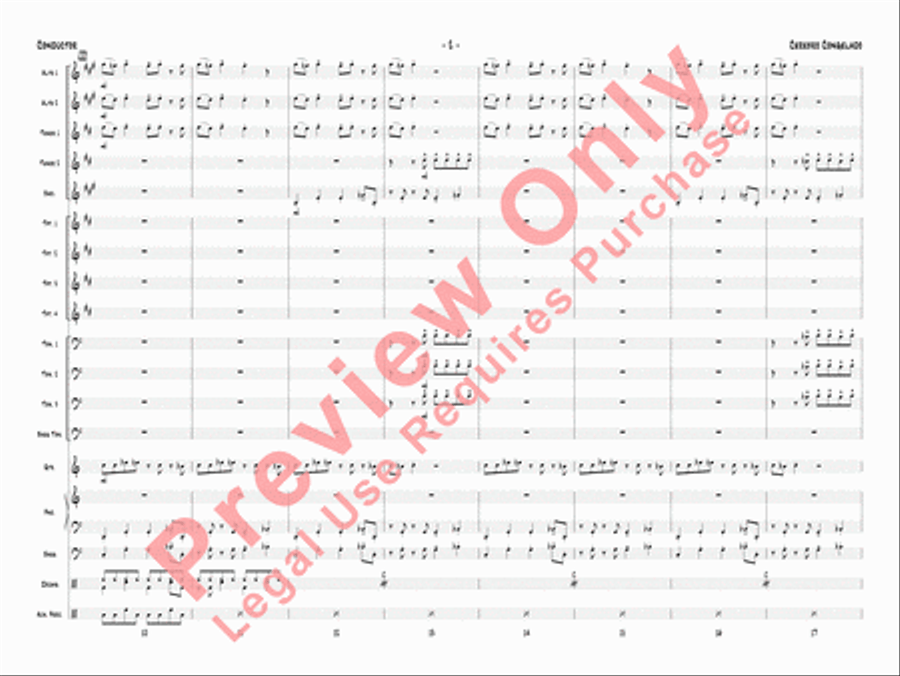 Cerebro Congelado Jazz Ensemble scores gallery preview page 5