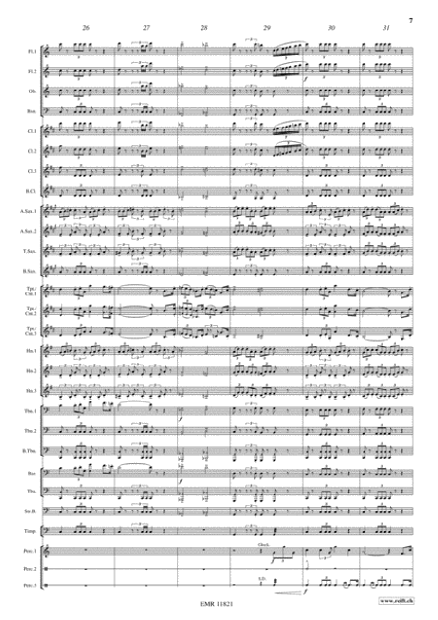 King Solomon's Mines Concert Band scores gallery preview page 8