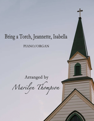 Book cover for Bring a Torch, Jeannette, Isabella--Piano/Organ Duet.pdf