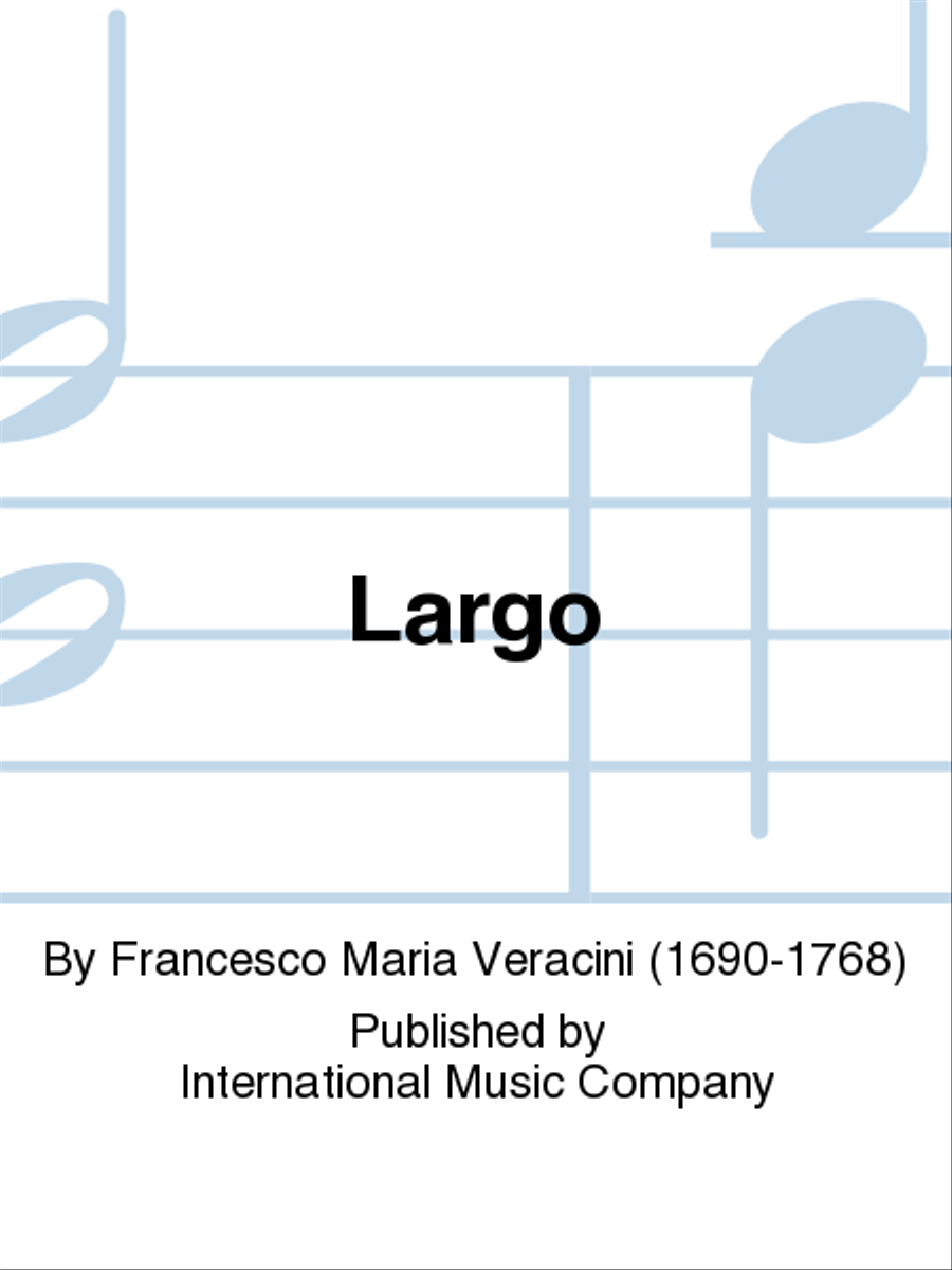Largo Violin Solo scores gallery preview page 1