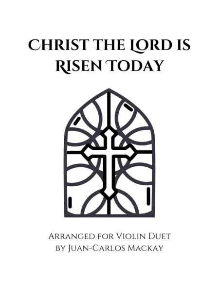 Christ the Lord is Risen Today (Violin Duet) image number null