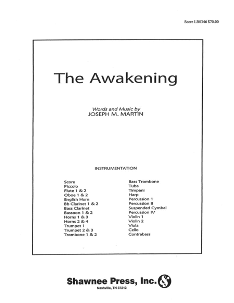 The Awakening The Awakening Choir scores gallery preview page 1