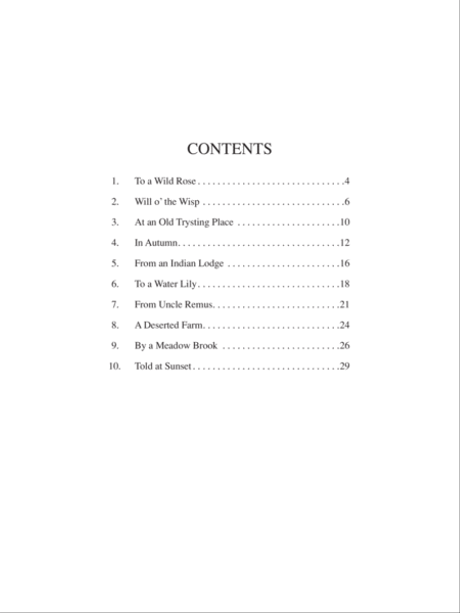 Woodland Sketches, Op. 51 Piano Method scores gallery preview page 2