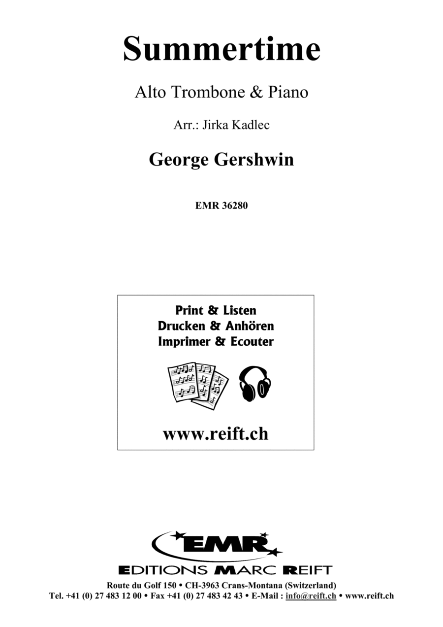 Summertime Summertime Piano Accompaniment scores gallery preview page 1