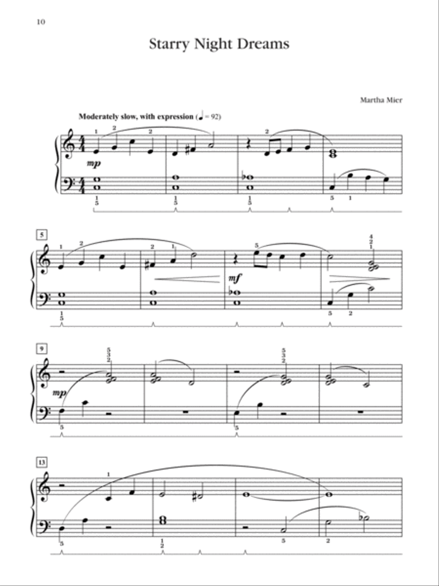 Musical Impressions, Book 2 Easy Piano scores gallery preview page 9