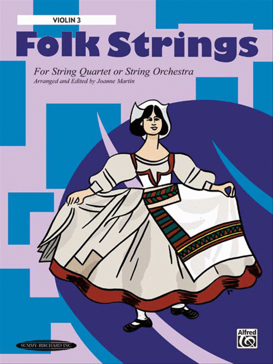 Folk Strings for String Quartet or String Orchestra String Quartet scores gallery preview page 1