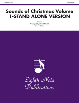 Book cover for The Sounds of Christmas (stand alone version), Volume 1