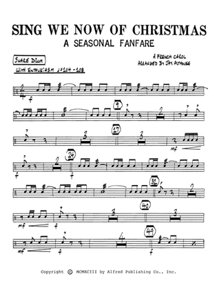 Sing We Now of Christmas (A Seasonal Fanfare): Snare Drum