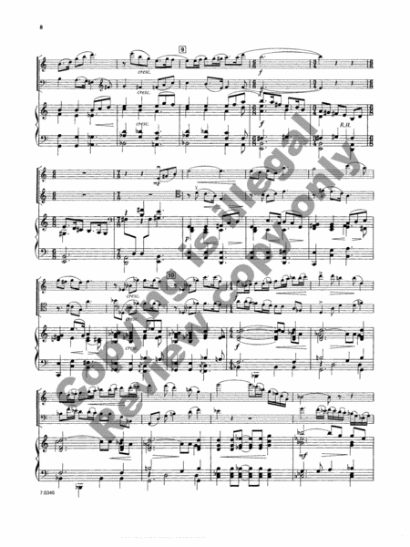Dialogues for Solo Violin, Cello & Piano (Piano score & Parts)