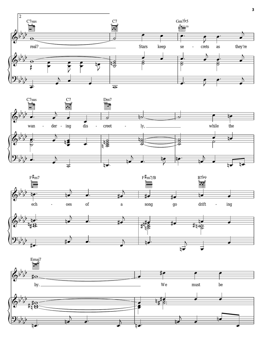 Moonlight Moonlight Piano, Vocal, Guitar scores gallery preview page 3