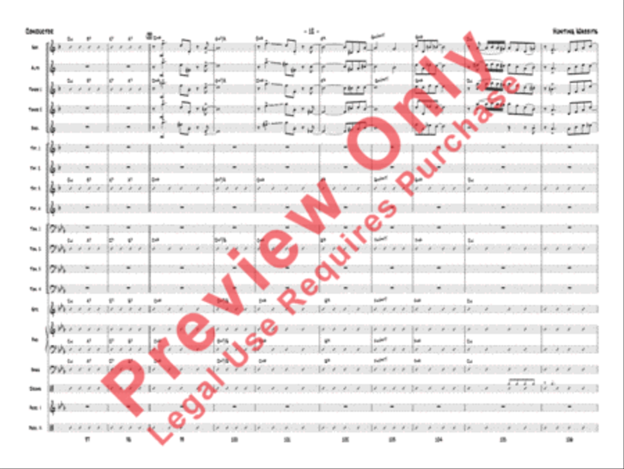 Hunting Wabbits Jazz Ensemble scores gallery preview page 39