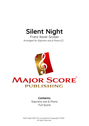 Silent Night | Soprano Sax & Piano (C)